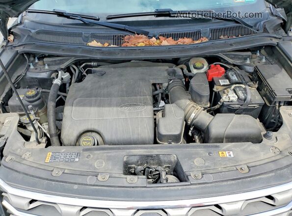 1FM5K8D84HGA53765 2017 FORD EXPLORER Gray Widok komory silnika