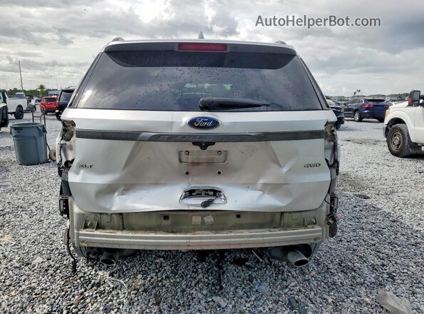 1FM5K8D84HGC19105 2017 FORD EXPLORER Silver Հետևի տեսք