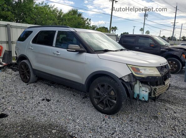 1FM5K8D84HGC19105 2017 FORD EXPLORER Silver Առջևի աջ