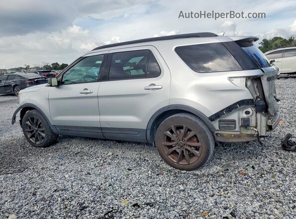 1FM5K8D84HGC19105 2017 FORD EXPLORER Silver Հետևի ձախ