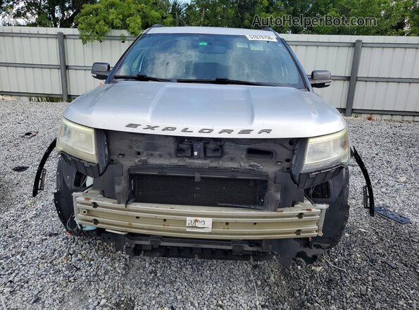 1FM5K8D84HGC19105 2017 FORD EXPLORER Silver Դիմացի տեսք