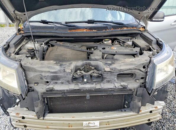 1FM5K8D84HGC19105 2017 FORD EXPLORER Silver Շարժիչի բաժամունքի տեսք