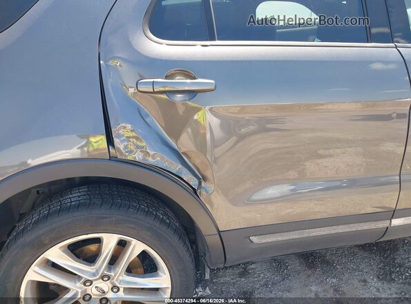 1FM5K8D84HGD40393 2017 FORD EXPLORER Gray 