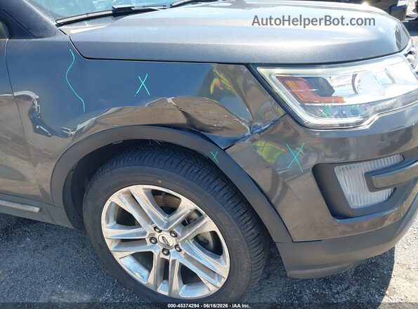 1FM5K8D84HGD40393 2017 FORD EXPLORER Gray 