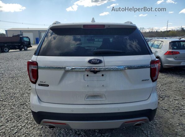 1FM5K8D84HGD46422 2017 FORD EXPLORER White Հետևի տեսք