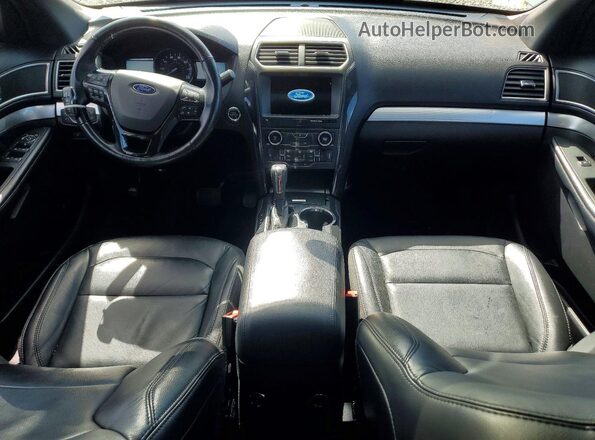 1FM5K8D84HGD46422 2017 FORD EXPLORER White Առջևի վահանակի տեսք