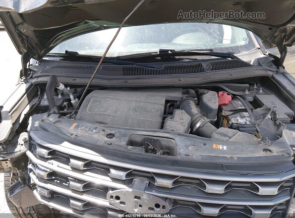 1FM5K8D84HGD83213 2017 FORD EXPLORER Gray Вид ззаду