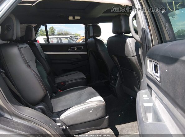 1FM5K8D84HGD83213 2017 FORD EXPLORER Gray Вид наклейки з VIN-кодом
