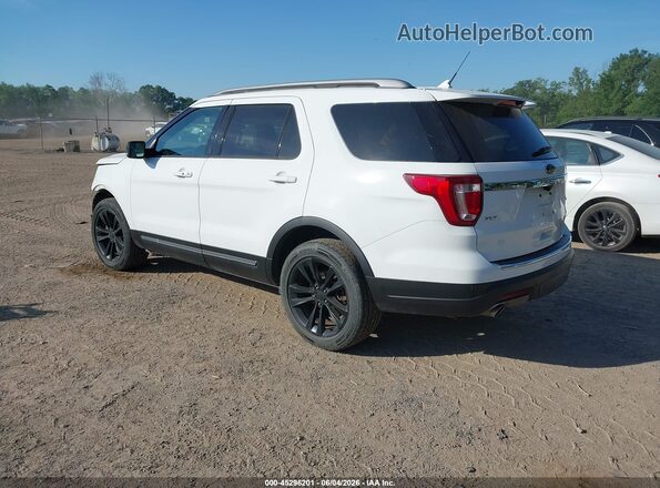 1FM5K8D84JGA24398 2018 FORD EXPLORER White Հետևի ձախ