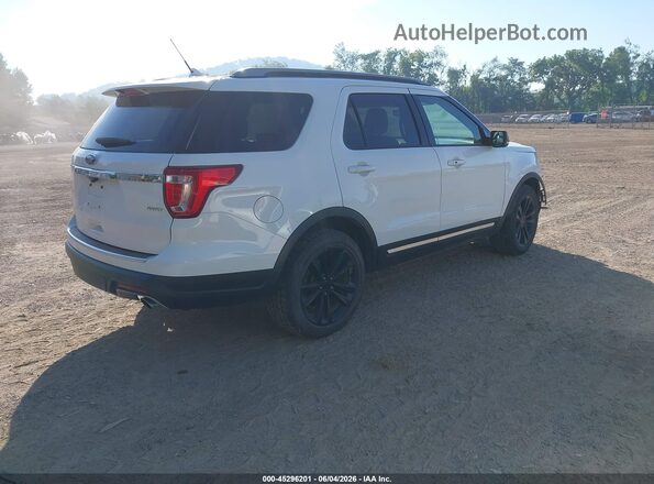1FM5K8D84JGA24398 2018 FORD EXPLORER White Հետևի աջ