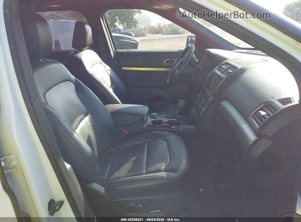 1FM5K8D84JGA24398 2018 FORD EXPLORER White Սալոնի դիմացի տեսք
