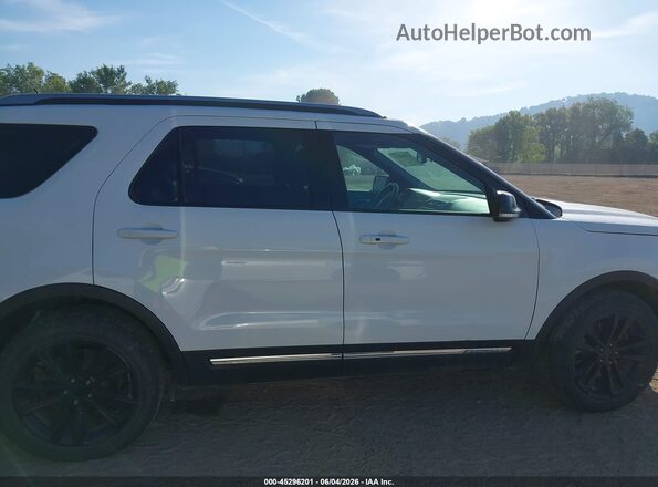 1FM5K8D84JGA24398 2018 FORD EXPLORER White Սալոնի հետևի տեսք