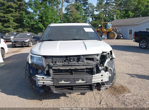 1FM5K8D84JGA24398 2018 FORD EXPLORER White Սարքավորումների վահանակի տեսք