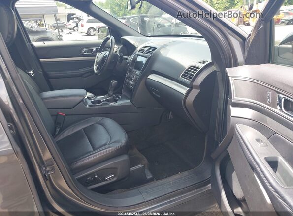 1FM5K8D84JGA50323 2018 FORD EXPLORER Gray Սալոնի դիմացի տեսք