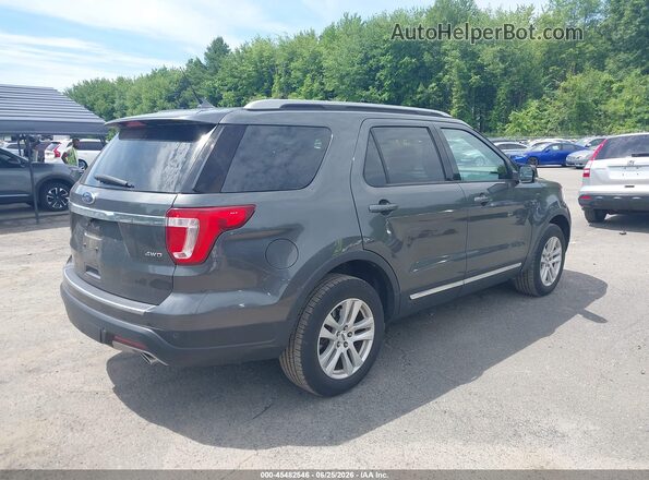 1FM5K8D84JGA50323 2018 FORD EXPLORER Gray Հետևի աջ