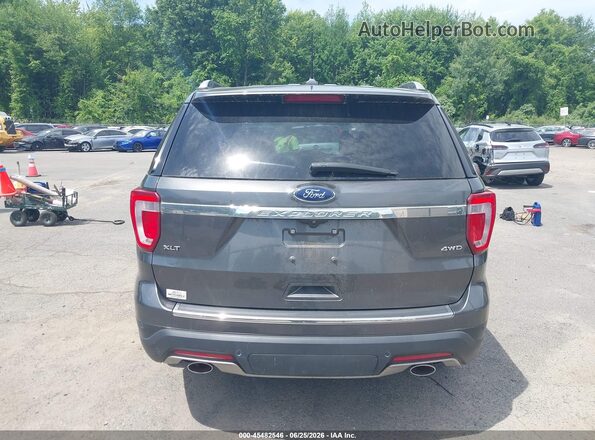 1FM5K8D84JGA50323 2018 FORD EXPLORER Gray 