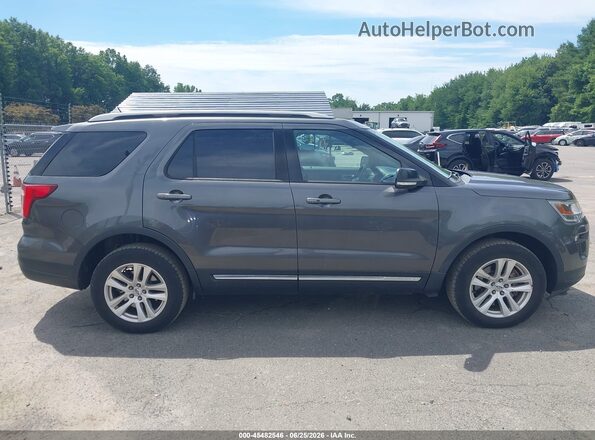 1FM5K8D84JGA50323 2018 FORD EXPLORER Gray Սալոնի հետևի տեսք