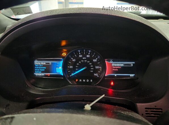 1FM5K8D84JGA50418 2018 FORD EXPLORER Black Widok zestawu wskaźników