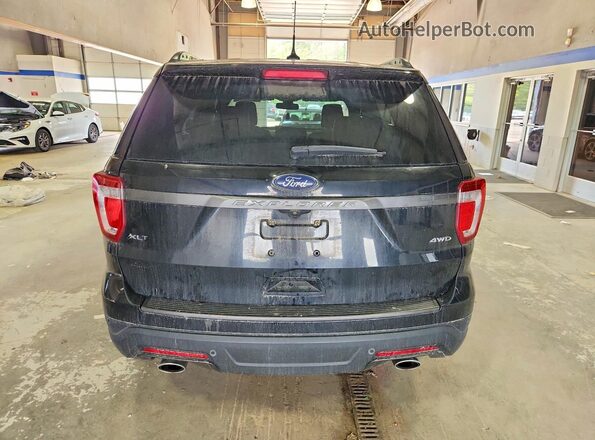 1FM5K8D84JGA50418 2018 FORD EXPLORER Black Widok z tyłu