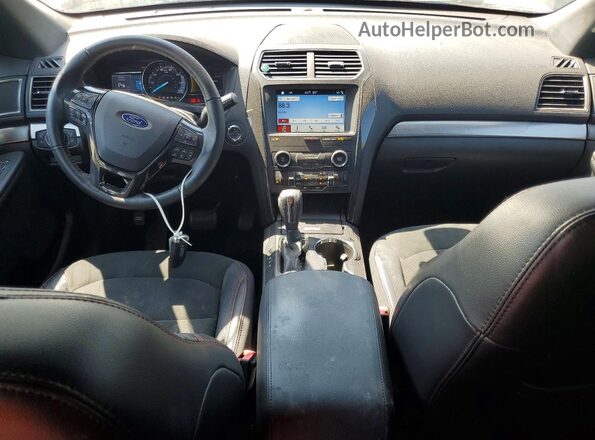 1FM5K8D84JGA91308 2018 FORD EXPLORER Серый Вид панели приборов