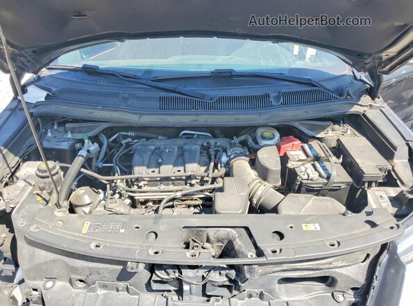 1FM5K8D84JGA91308 2018 FORD EXPLORER Серый Вид подкапотного пространства