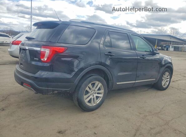 1FM5K8D84KGA63431 2019 FORD EXPLORER Black Trasero derecho