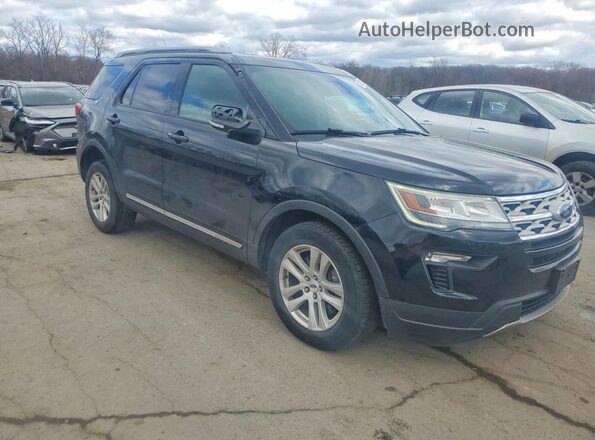 1FM5K8D84KGA63431 2019 FORD EXPLORER Black Delantero derecho