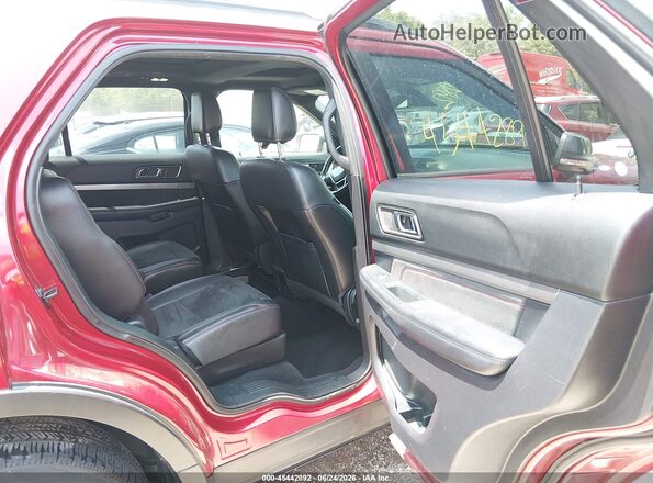 1FM5K8D84KGA72730 2019 FORD EXPLORER Красный Вид наклейки с VIN-кодом