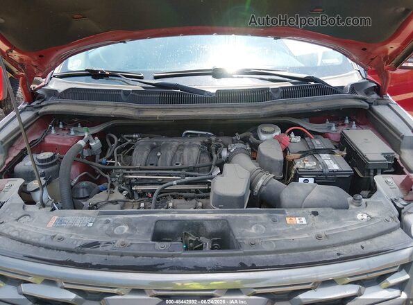 1FM5K8D84KGA72730 2019 FORD EXPLORER Красный Вид сзади