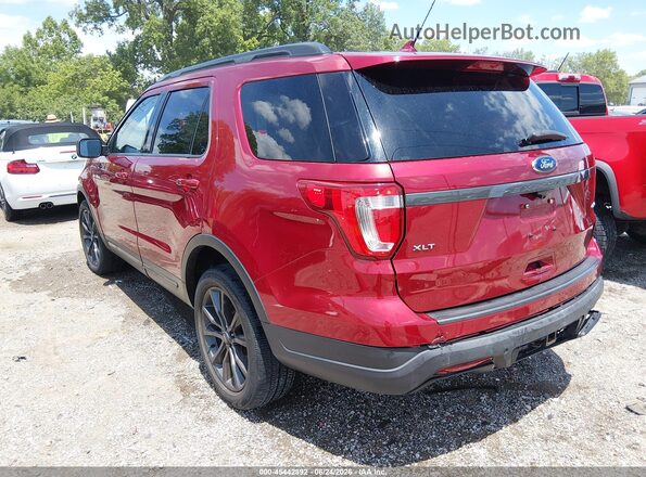 1FM5K8D84KGA72730 2019 FORD EXPLORER Красный Задняя левая четверть