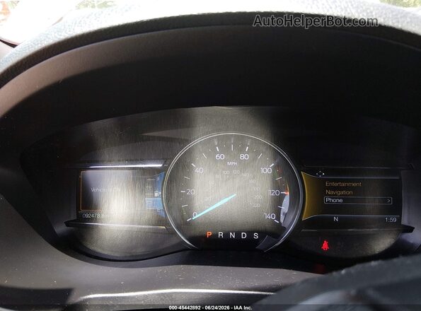 1FM5K8D84KGA72730 2019 FORD EXPLORER Красный Вид задних сидений