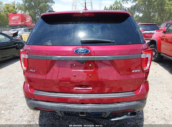 1FM5K8D84KGA72730 2019 FORD EXPLORER Красный 