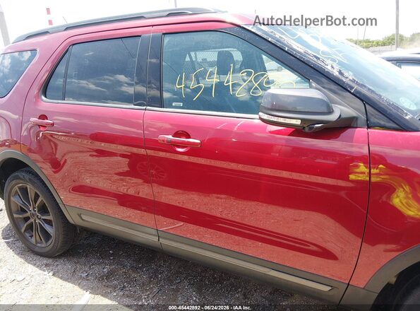 1FM5K8D84KGA72730 2019 FORD EXPLORER Красный Вид задней части салона