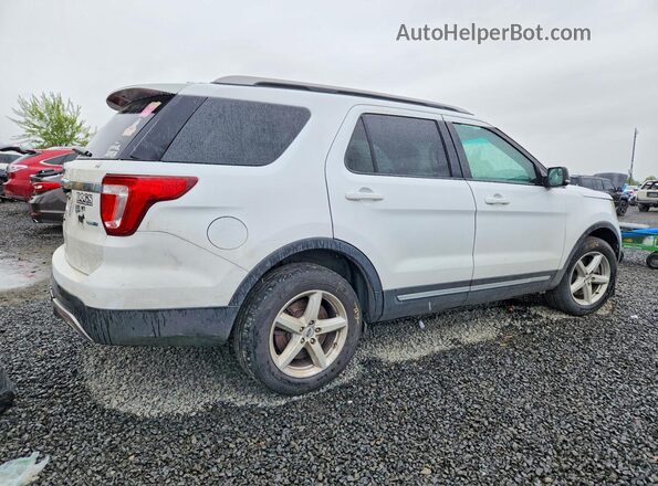 1FM5K8D85GGD06204 2016 FORD EXPLORER White Rear right