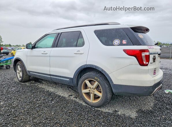 1FM5K8D85GGD06204 2016 FORD EXPLORER White Rear left