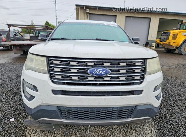 1FM5K8D85GGD06204 2016 FORD EXPLORER White Front view