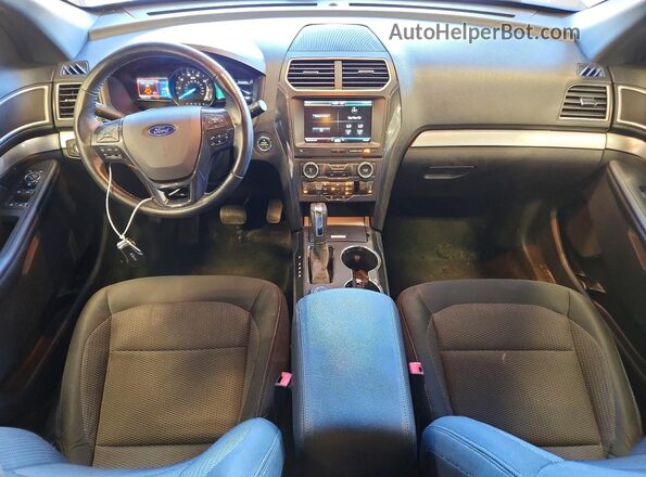 1FM5K8D85GGD07000 2016 FORD EXPLORER Silver Առջևի վահանակի տեսք