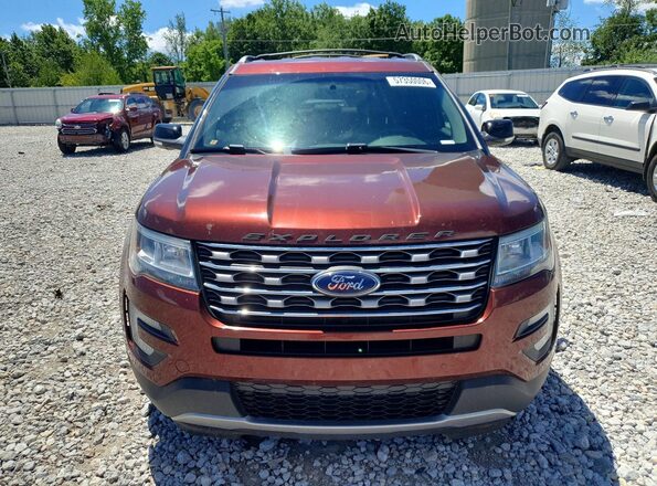 1FM5K8D85GGD07272 2016 FORD EXPLORER Burgundy 