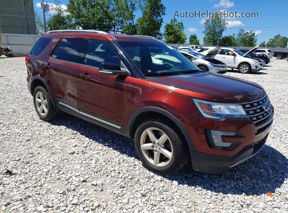 1FM5K8D85GGD07272 2016 FORD EXPLORER Burgundy 
