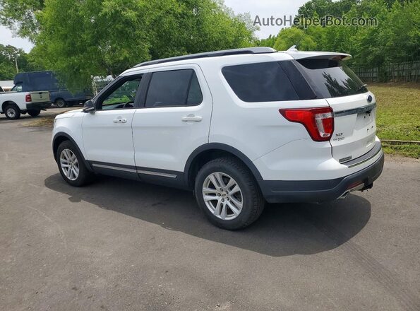 1FM5K8D85JGA17430 2018 FORD EXPLORER White Tył lewy