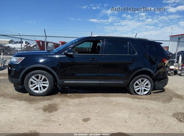 1FM5K8D85JGA61654 2018 FORD EXPLORER Black სალონის 360-გრადუსიანი ხედი