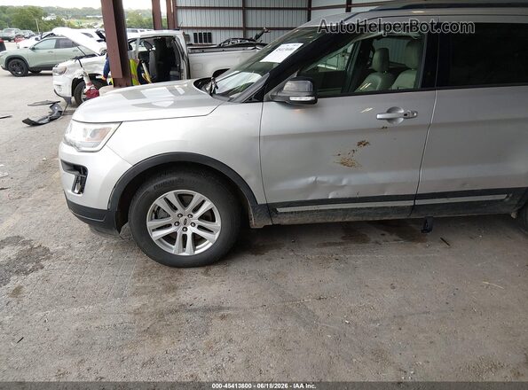 1FM5K8D85JGC07101 2018 FORD EXPLORER Silver Vista frontal