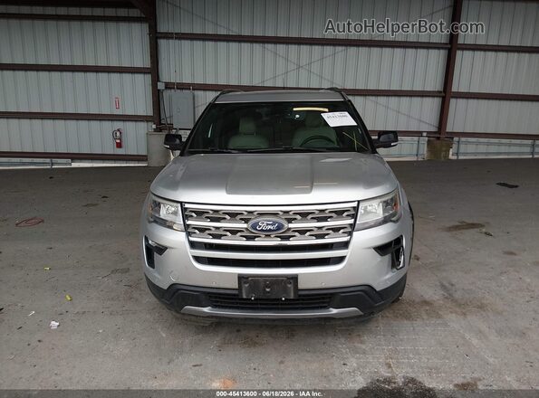 1FM5K8D85JGC07101 2018 FORD EXPLORER Silver Vista del cuadro de instrumentos
