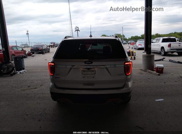 1FM5K8D85JGC07101 2018 FORD EXPLORER Silver 