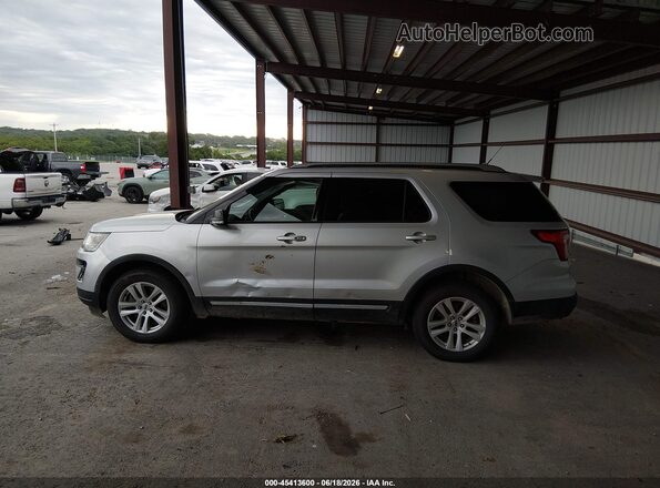 1FM5K8D85JGC07101 2018 FORD EXPLORER Silver Vista interior de 360 grados
