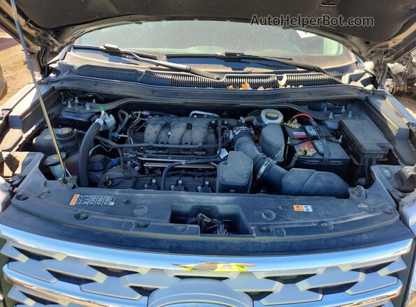 1FM5K8D85JGC77116 2018 FORD EXPLORER Gray Rear interior view