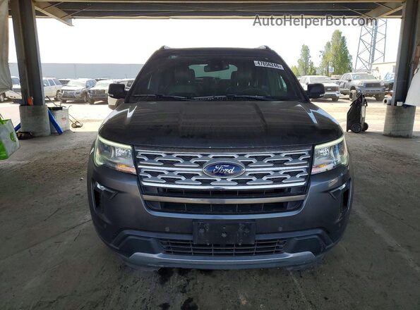 1FM5K8D85KGA52468 2019 FORD EXPLORER Charcoal Widok z przodu