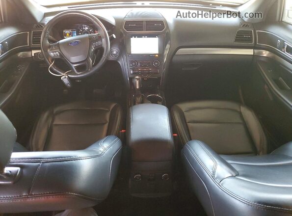 1FM5K8D85KGA52468 2019 FORD EXPLORER Charcoal Widok deski rozdzielczej