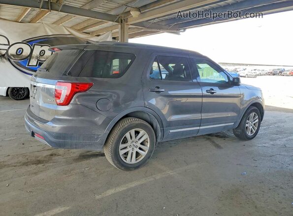 1FM5K8D85KGA52468 2019 FORD EXPLORER Charcoal Tył prawy