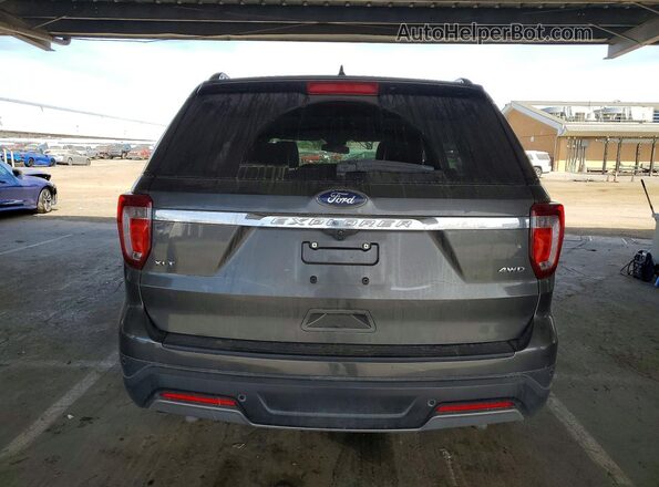 1FM5K8D85KGA52468 2019 FORD EXPLORER Charcoal Widok z tyłu